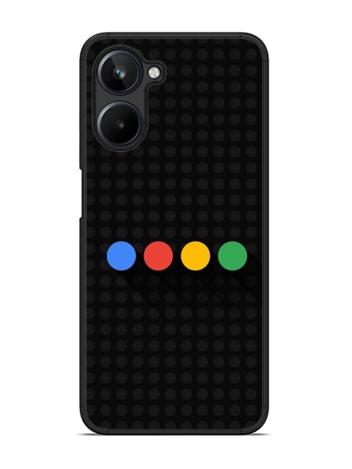 Google Dots Glossy Soft Edge Case for Realme 10 (4G)