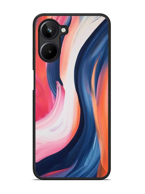 Whirling Hues Glossy Soft Edge Case for Realme 10 (4G)