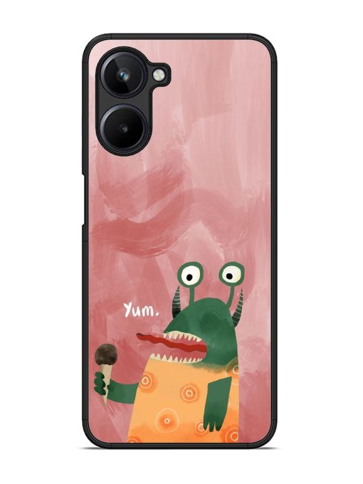 Hungry Monster Glossy Soft Edge Case for Realme 10 (4G)