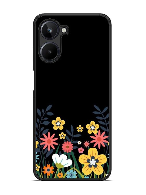 Floral Night Sky Glossy Soft Edge Case for Realme 10 (4G)