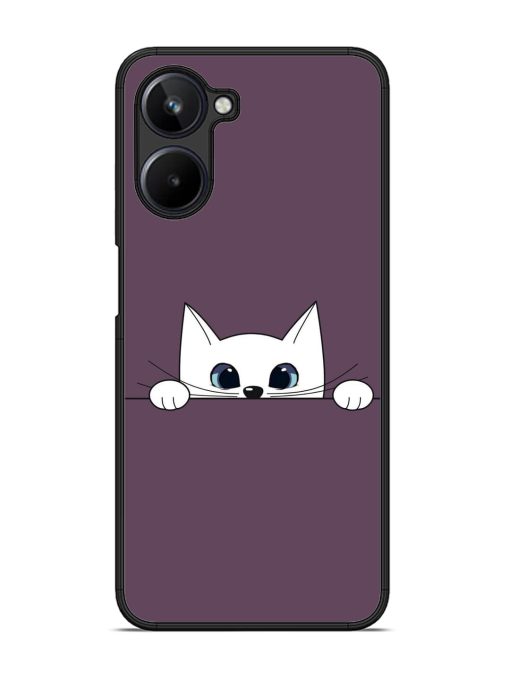 Peek-A-Boo Kitty Glossy Soft Edge Case for Realme 10 (4G)