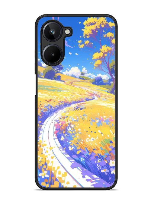 Vibrant Spring Meadow Glossy Soft Edge Case for Realme 10 (4G)