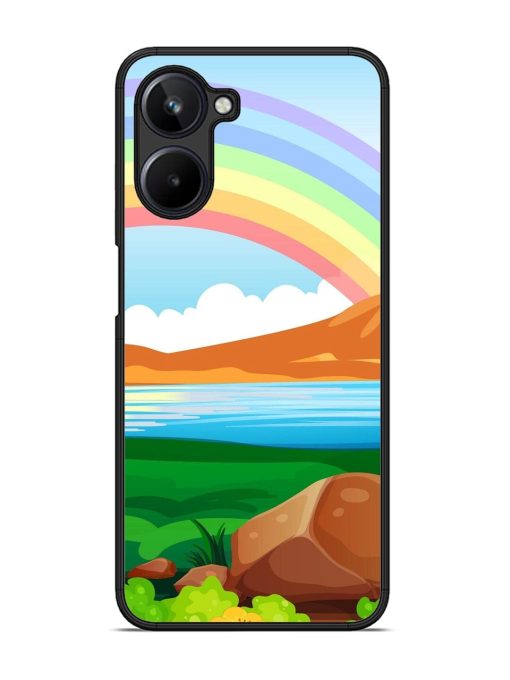 Rainbow Over The Lake Glossy Soft Edge Case for Realme 10 (4G)