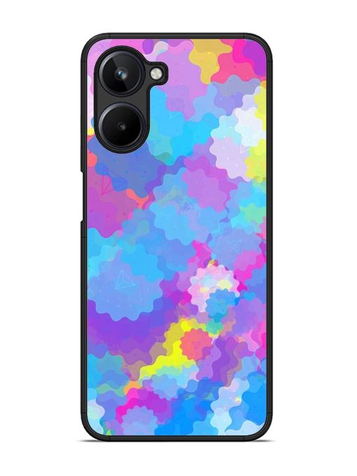 Psychedelic Cloud Burst Glossy Soft Edge Case for Realme 10 (4G)