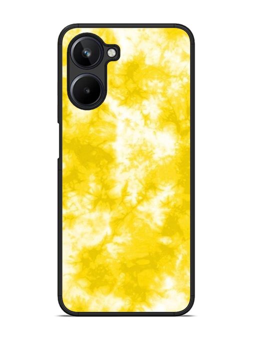 Golden Tie-Dye Twirl Glossy Soft Edge Case for Realme 10 (4G)