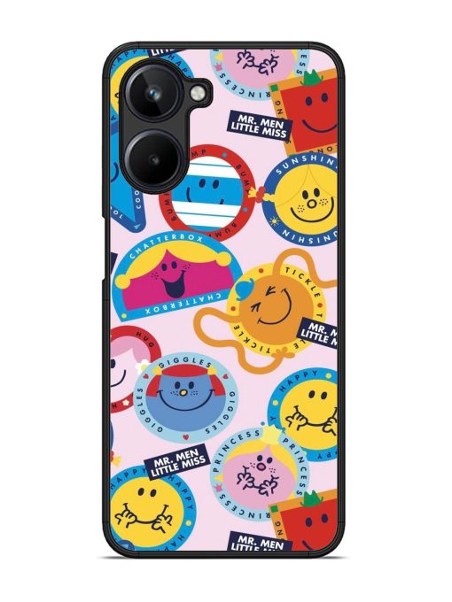 Whimsical Mr. Men & Little Miss Glossy Soft Edge Case for Realme 10 (4G)