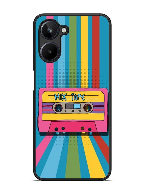 Retro Cassette Tapes Glossy Soft Edge Case for Realme 10 (4G)