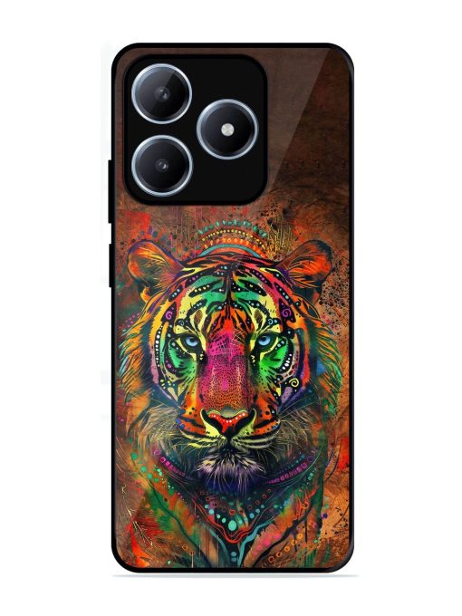 Cosmic Tiger Glossy Soft Edge Case for Realme C63 (4G)