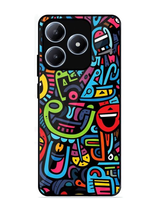 Doodlephoria Glossy Soft Edge Case for Realme C63 (4G)