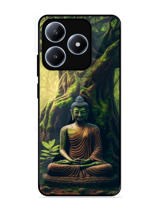 Green Buddha Art Glossy Soft Edge Case for Realme C63 (4G)
