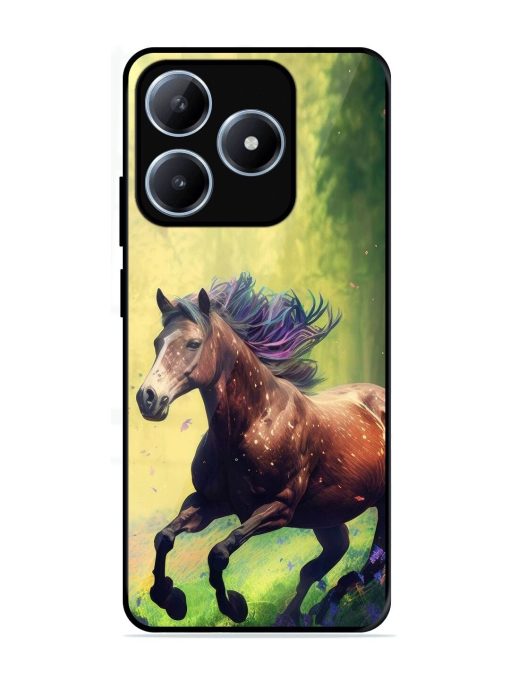 Enchanted Gallop Glossy Soft Edge Case for Realme C63 (4G)