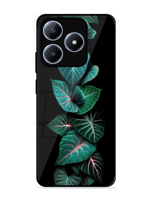 Emerald Elegance Glossy Soft Edge Case for Realme C63 (4G)