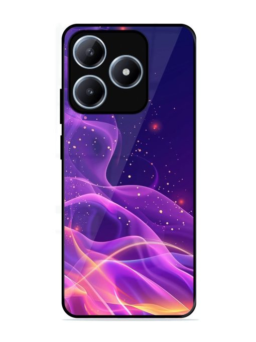 Cosmic Currents Glossy Soft Edge Case for Realme C63 (4G)
