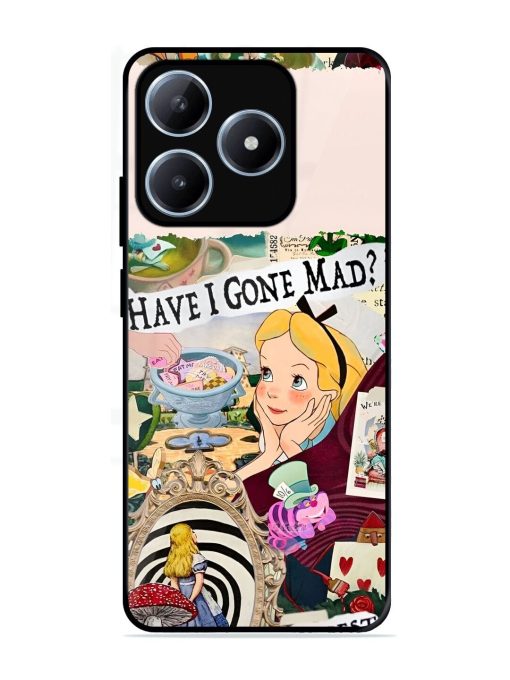 Mad Hatter'S Collage Glossy Soft Edge Case for Realme C63 (4G)