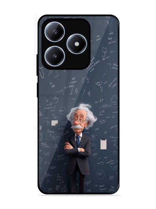 Albert Einstein Glossy Soft Edge Case for Realme C63 (4G)