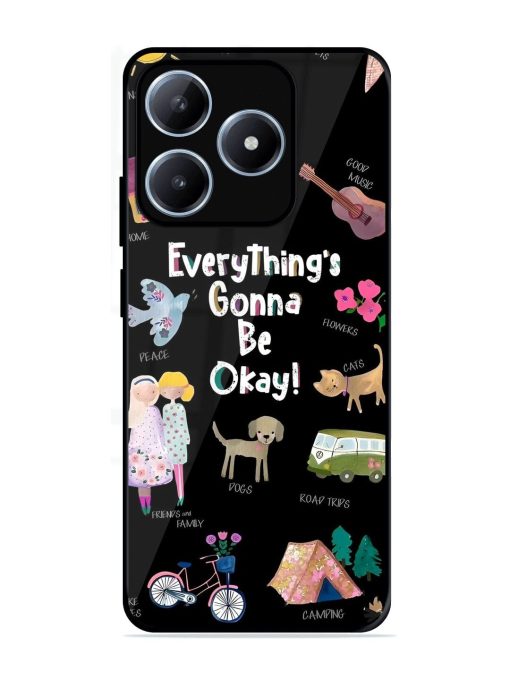 Everything'S Gonna Be Okay Glossy Soft Edge Case for Realme C63 (4G)