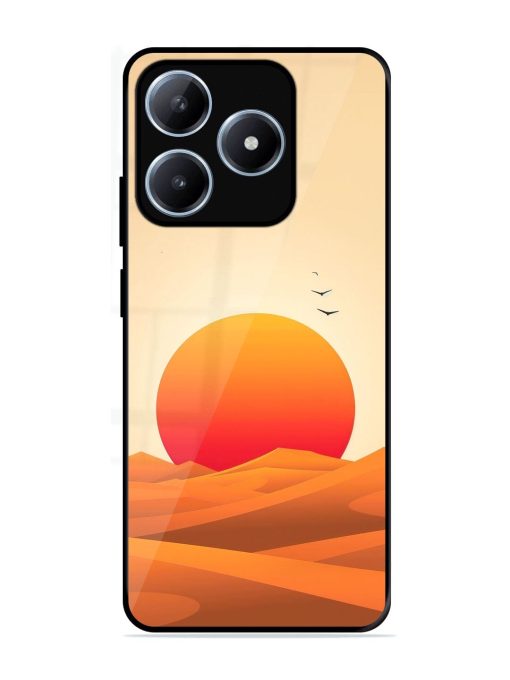 Desert Sunset Glossy Soft Edge Case for Realme C63 (4G)