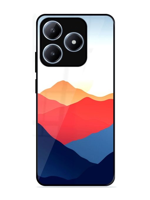 Sunset Peaks Glossy Soft Edge Case for Realme C63 (4G)