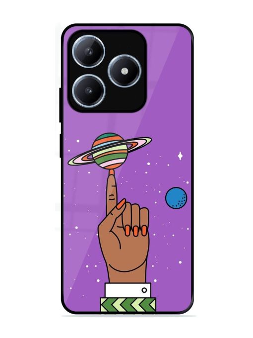 Spinning The Universe Glossy Soft Edge Case for Realme C63 (4G)