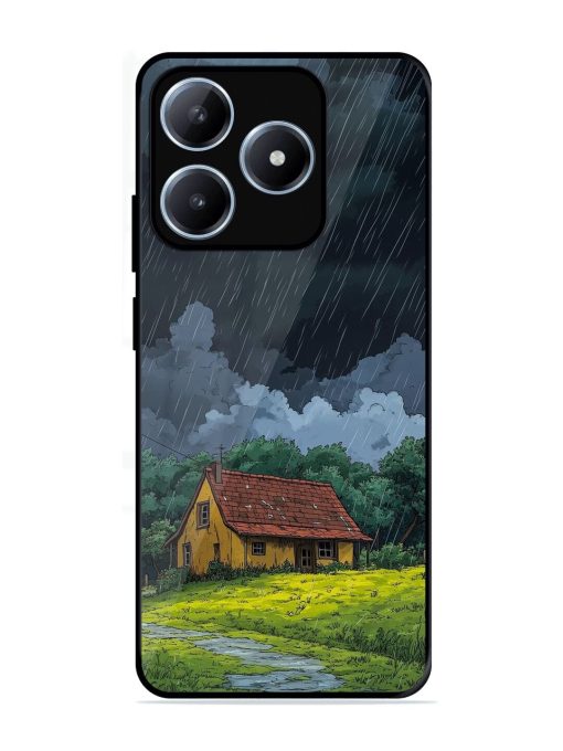 Rainy Day Retreat Glossy Soft Edge Case for Realme C63 (4G)