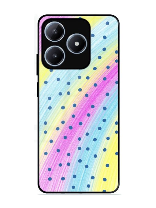 Polka Dot Paradise Glossy Soft Edge Case for Realme C63 (4G)