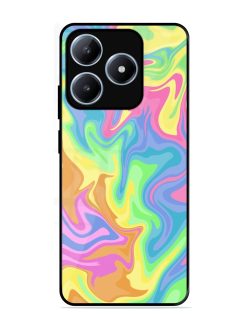 Whimsical Swirl Glossy Soft Edge Case for Realme C63 (4G)