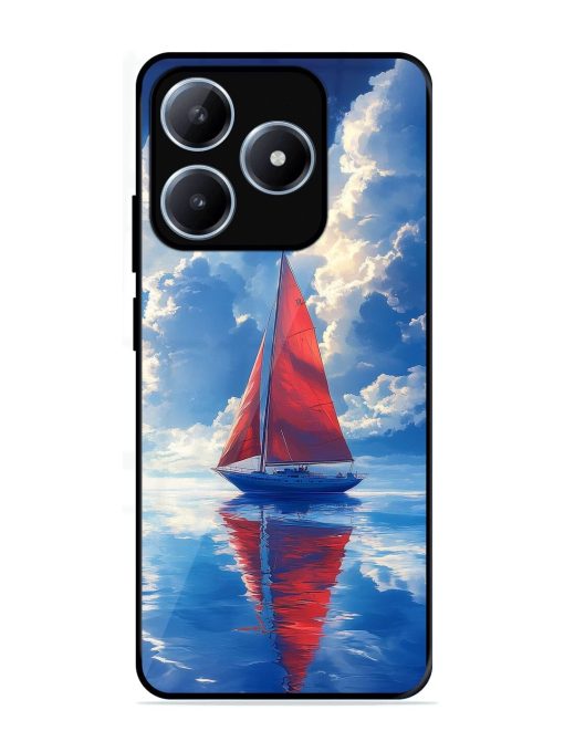 Crimson Sails Glossy Soft Edge Case for Realme C63 (4G)