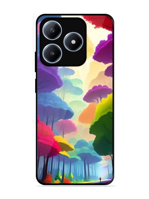 Rainbow Road Glossy Soft Edge Case for Realme C63 (4G)