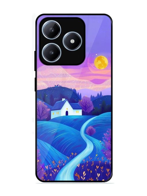 Moonlit Meadow Glossy Soft Edge Case for Realme C63 (4G)