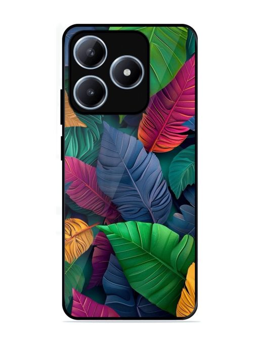 Tropical Tapestry Glossy Soft Edge Case for Realme C63 (4G)