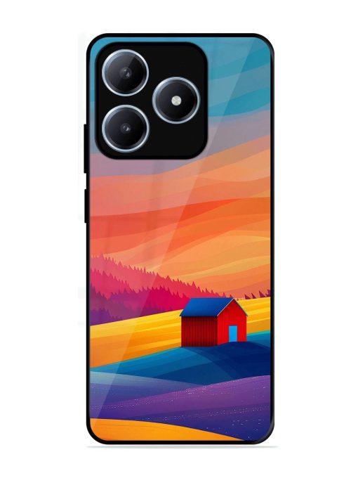 Sunset Solitude Glossy Soft Edge Case for Realme C63 (4G)