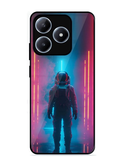 Neon Astronaut Glossy Soft Edge Case for Realme C63 (4G)