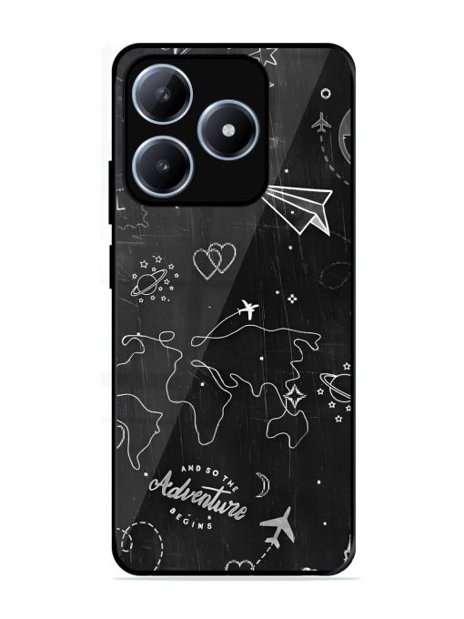 Wanderlust Sketchbook Glossy Soft Edge Case for Realme C63 (4G)