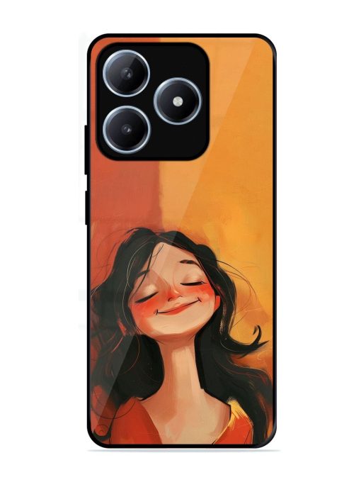Neon Girl Glossy Soft Edge Case for Realme C63 (4G)