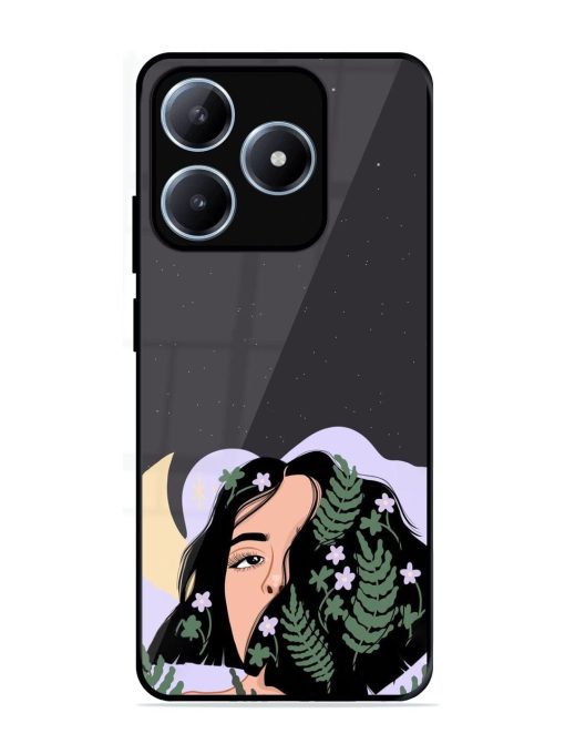 Lunar Lullaby Glossy Soft Edge Case for Realme C63 (4G)