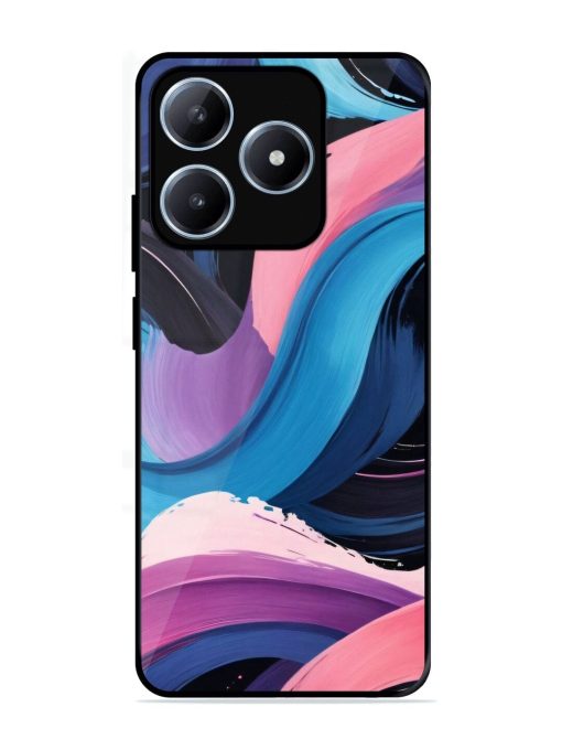 Whimsical Waves Glossy Soft Edge Case for Realme C63 (4G)