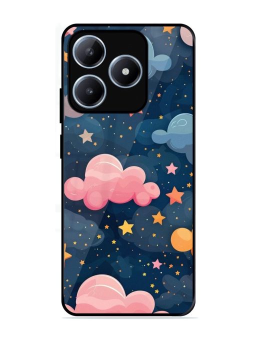 Twinkling Dreams Glossy Soft Edge Case for Realme C63 (4G)