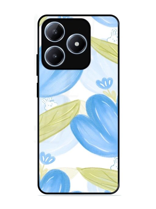 Bunny'S Blue Garden Glossy Soft Edge Case for Realme C63 (4G)