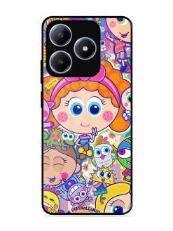 Distroller Friends Glossy Soft Edge Case for Realme C63 (4G)