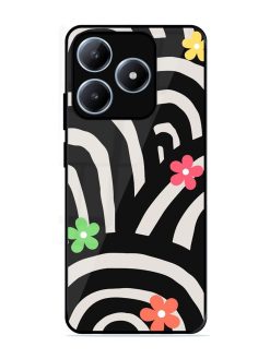 Rainbow Arcs Glossy Soft Edge Case for Realme C63 (4G)