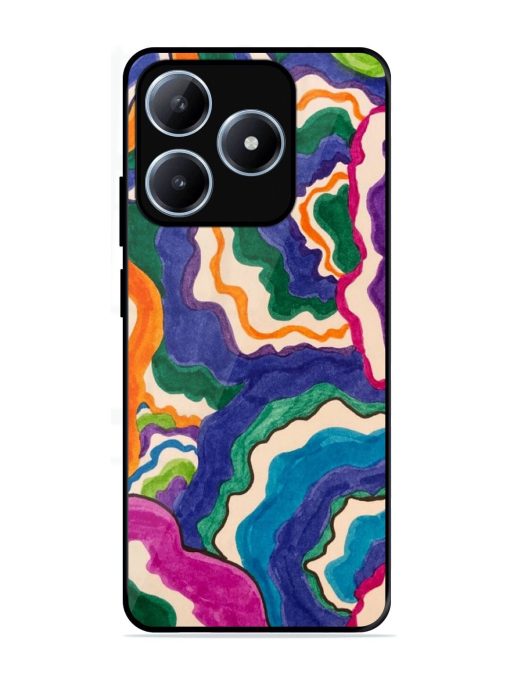 Wavy Wonder Glossy Soft Edge Case for Realme C63 (4G)