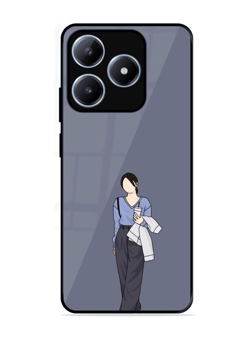 Simple Elegance Glossy Soft Edge Case for Realme C63 (4G)