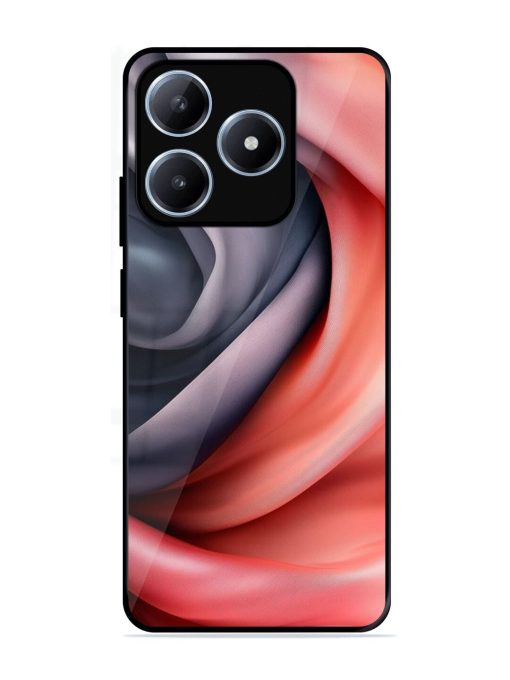 Swirling Silk Glossy Soft Edge Case for Realme C63 (4G)