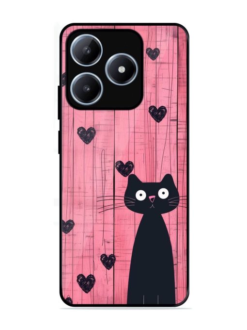 Feline Valentine'S Day Glossy Soft Edge Case for Realme C63 (4G)