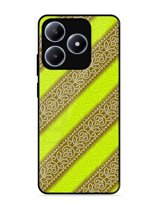 Golden Bandana Bliss Glossy Soft Edge Case for Realme C63 (4G)