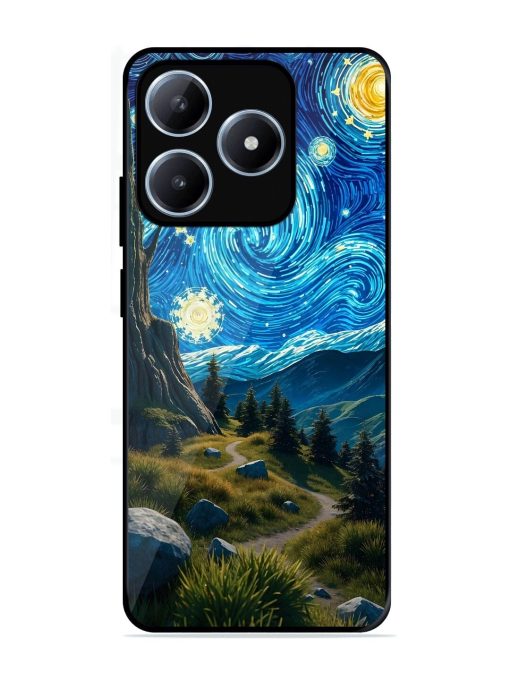 Starry Night In The Shire Glossy Soft Edge Case for Realme C63 (4G)