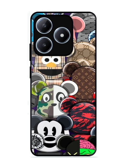 Streetwear Bearbrick Extravaganza Glossy Soft Edge Case for Realme C63 (4G)