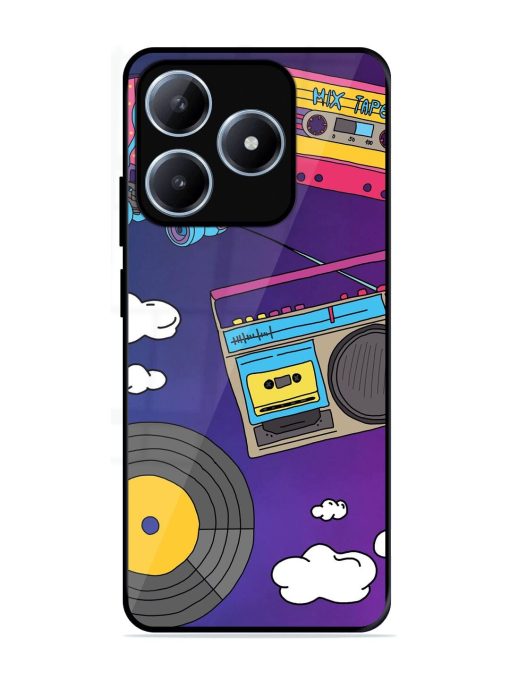 Retro Vibes Glossy Soft Edge Case for Realme C63 (4G)