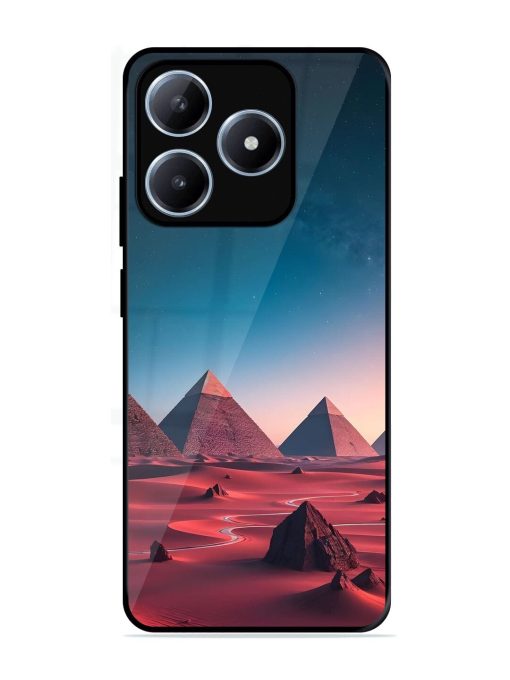 Ancient Wonders Sky Glossy Soft Edge Case for Realme C63 (4G)