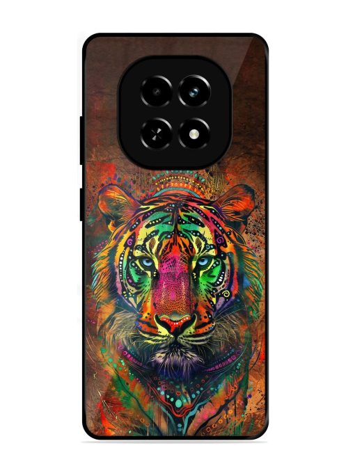 Cosmic Tiger Glossy Soft Edge Case for Realme C63 (5G)